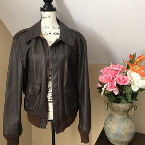VINTAGE Cooper Type A-2 Leather Jacket